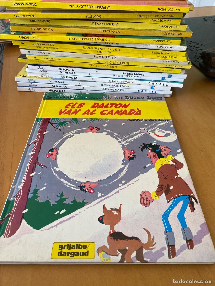 C&oacute;mics: ELS DALTON VAN AL CANADA MORRIS EN CATAL&Agrave; GRIJALBO 1983