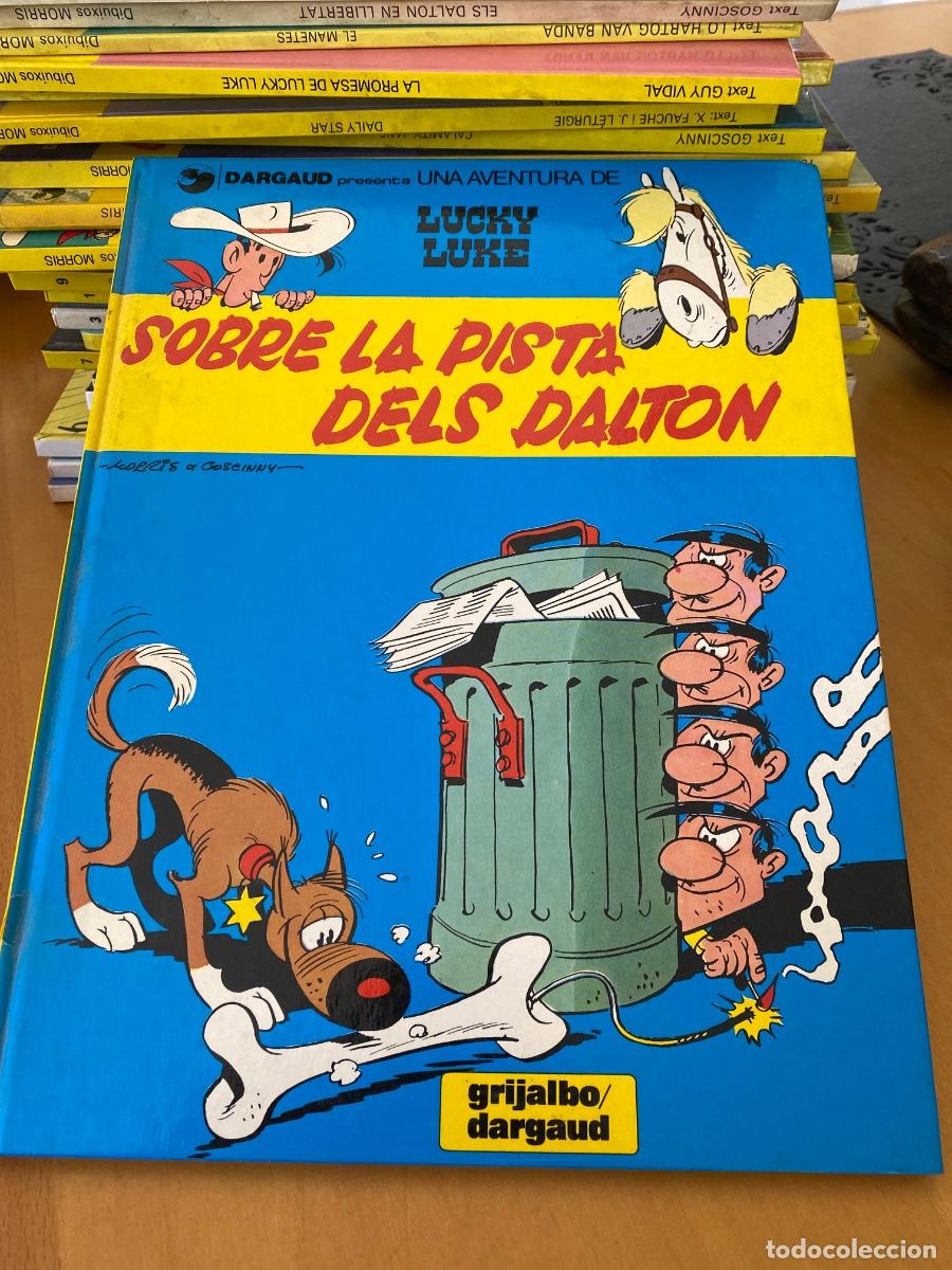 C&oacute;mics: SOBRE LA PISTA DE LOS DALTON LUCKY LUKE MORRIS EN CATAL&Agrave; GRIJALBO 1987