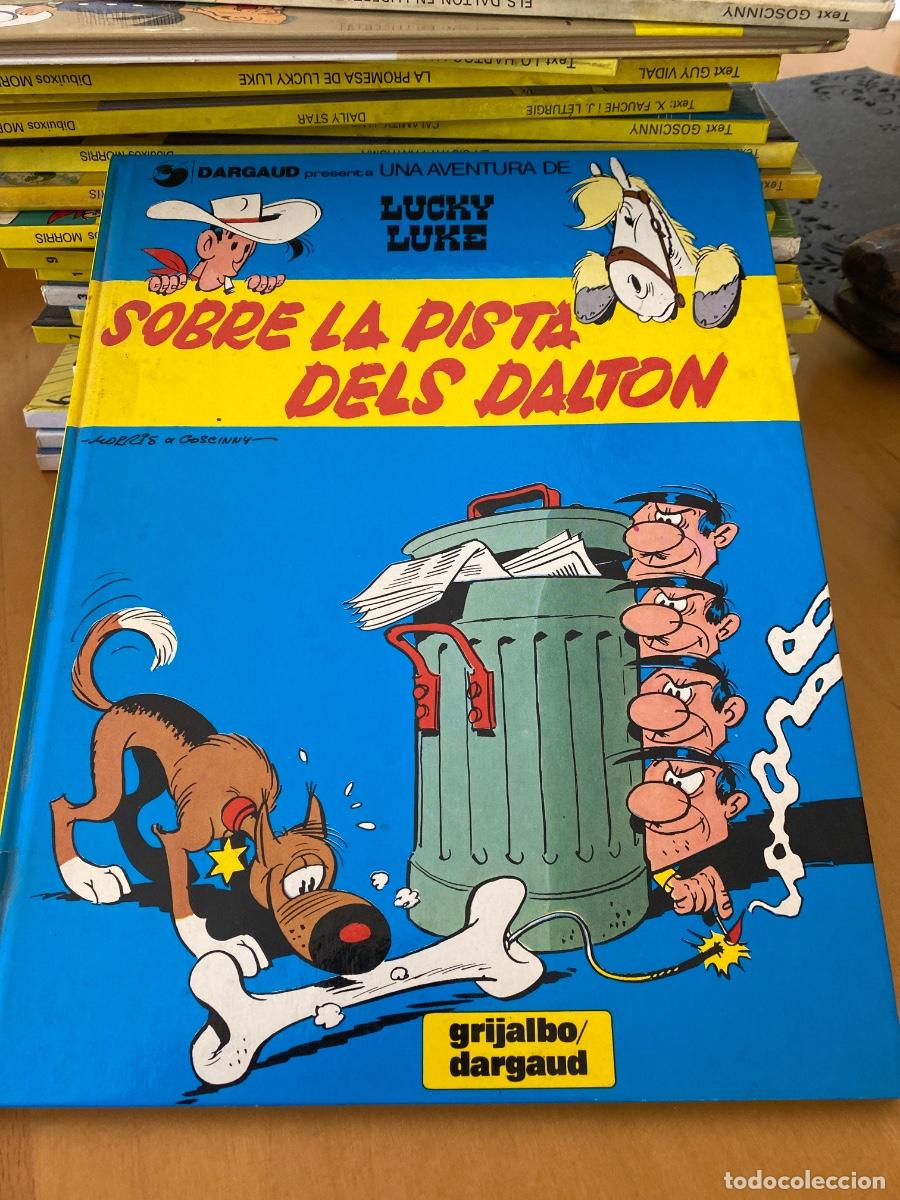 C&oacute;mics: SOBRE LA PISTA DELS DALTON LUCKY LUKE MORRIS EN CATAL&Agrave; GRIJALBO 1987