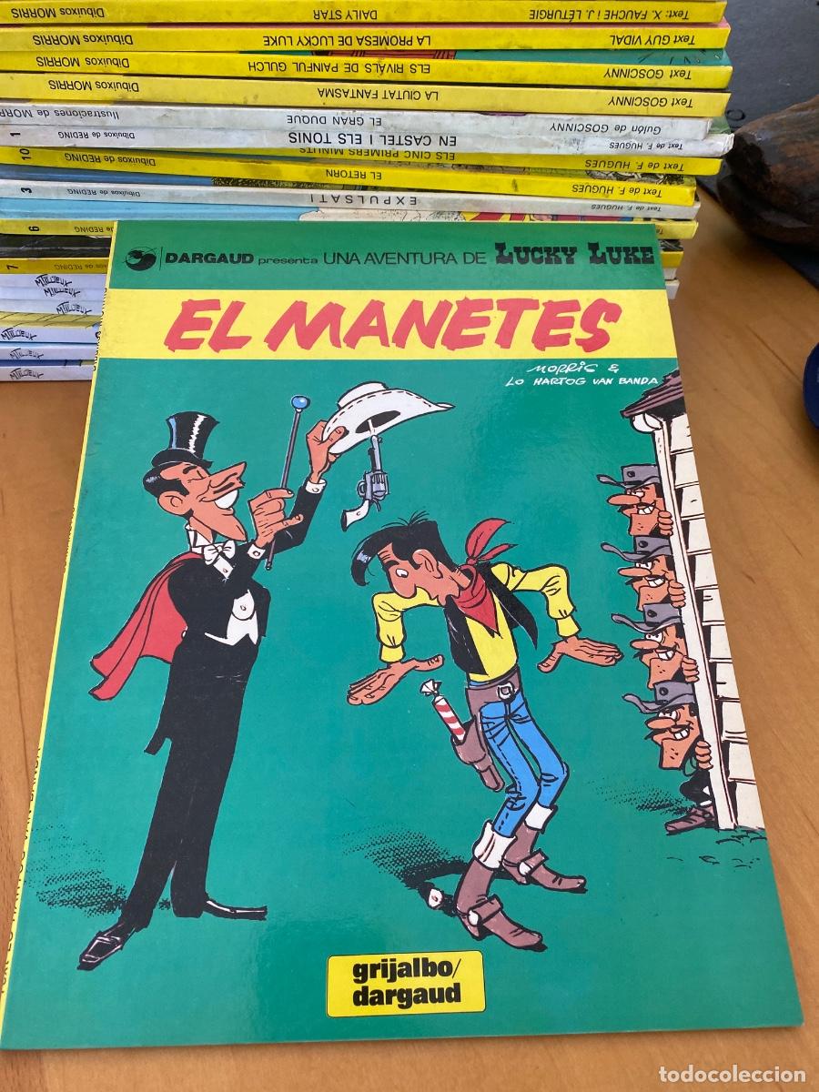 C&oacute;mics: ELS MANETES LUCKY LUKE MORRIS EN CATAL&Agrave; GRIJALBO 1984