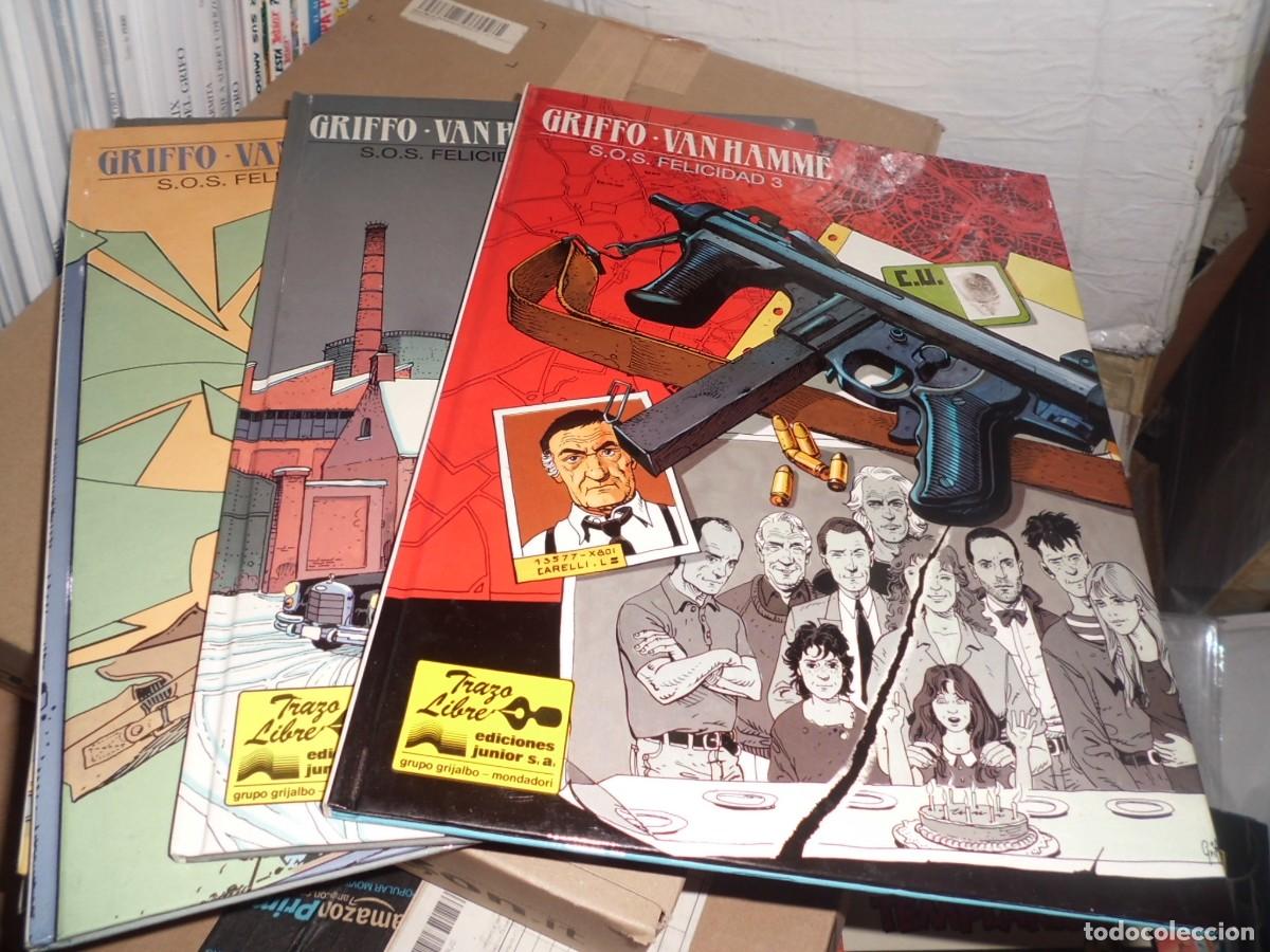 C&oacute;mics: SOS FELICIDAD GRIFFO-VAN HAMME COMPLETA 3 TOMOS GRIJALBO