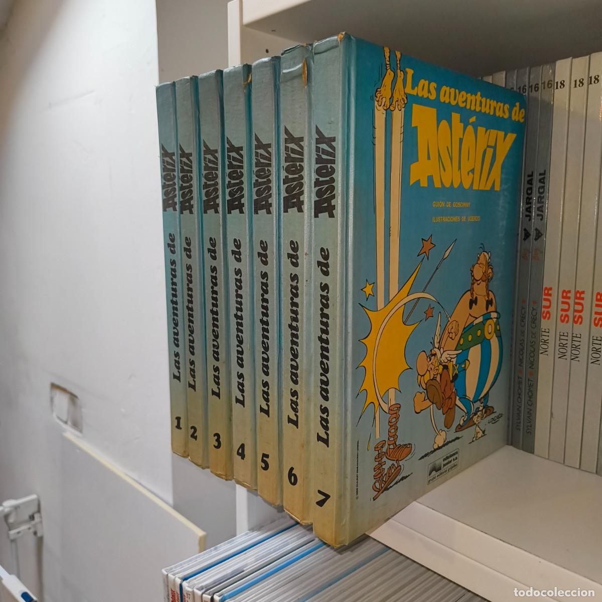 C&oacute;mics: Asterix colecci&oacute;n completa 28 historias en 7 tomos