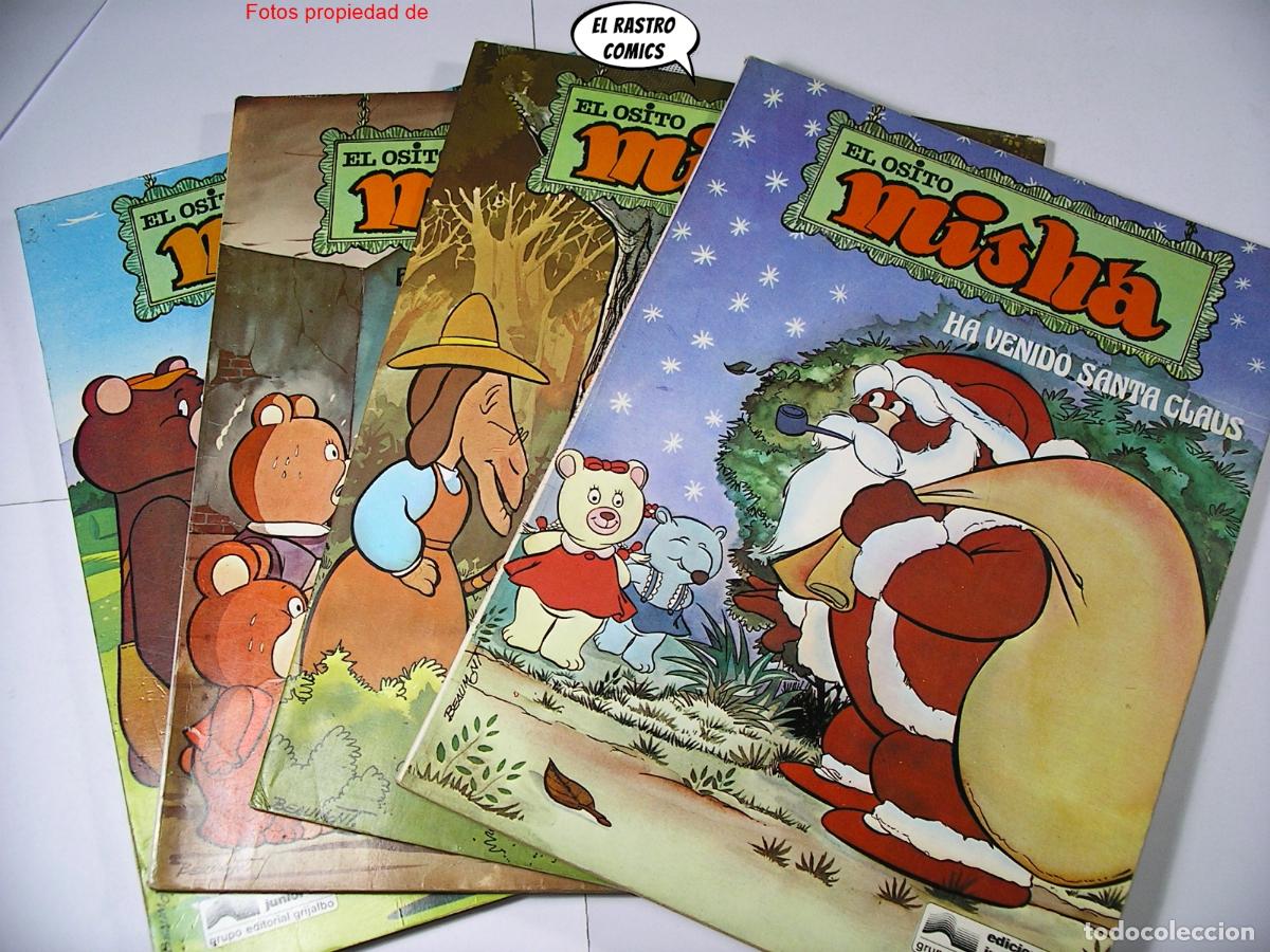 C&oacute;mics: El osito Misha, tomo n&ordm; 1 2 3 y 4, Colecci&oacute;n completa, ed Grijalbo 1980, serie TVE, Shinjidai Nippon