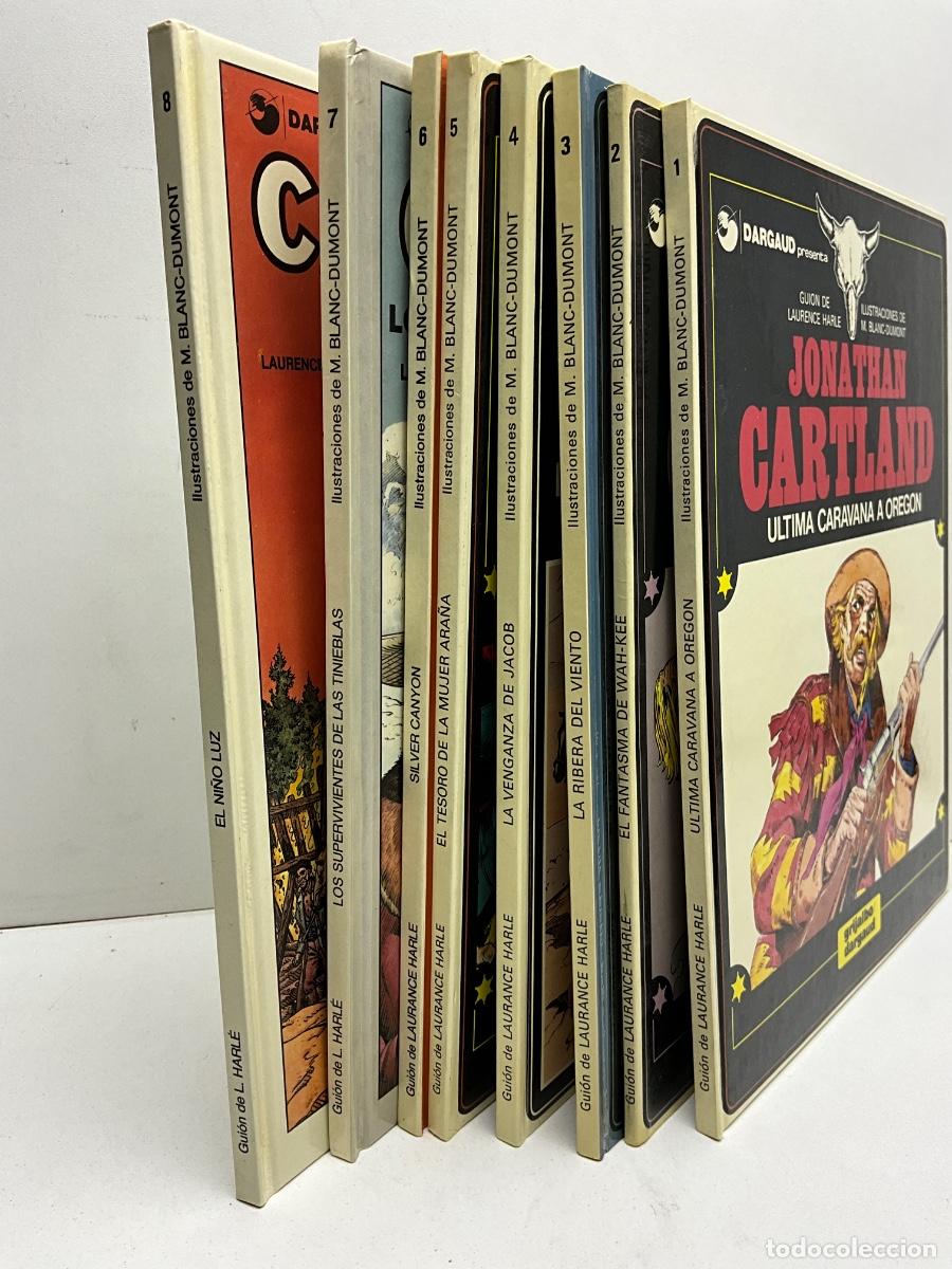 C&oacute;mics: LOTE DE 8 JONATHAN CARTLAND - FALTA EL N&ordm; 9 - CON USO PERO EN BUEN ESTADO