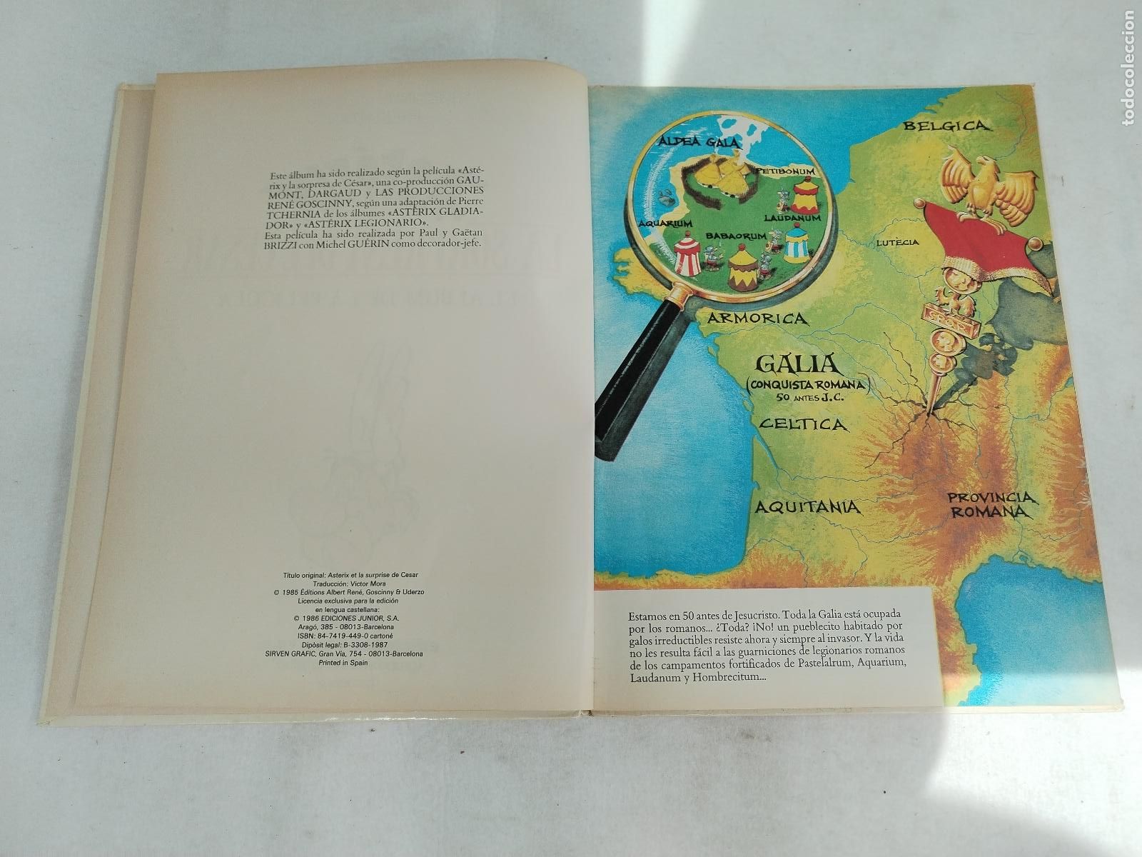 C&oacute;mics: asterix y la sorpresa del cesar 1987 - c190 - Foto 3