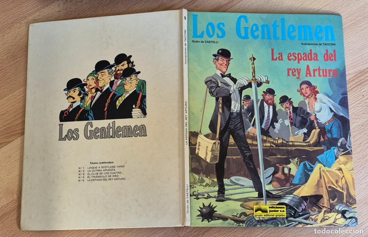 C&oacute;mics: TACCONI - LOS GENTLEMEN N&ordm; 5 - LA ESPADA DEL REY ARTURO - JUNIOR 1983