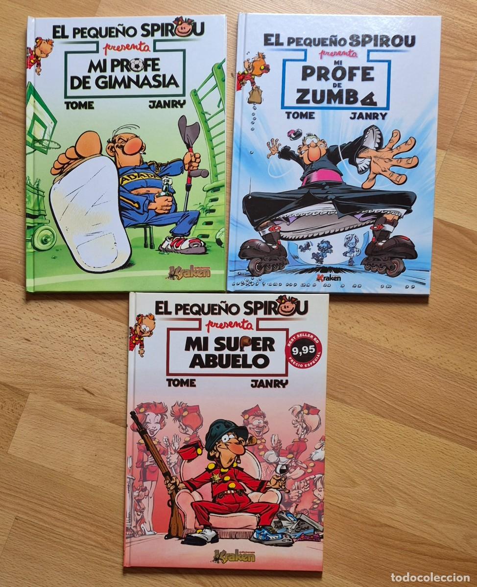 C&oacute;mics: EL PEQUE&Ntilde;O SPIROU PRESENTA - MI PROFE DE GIMNASIA, DE ZUMBA Y MI SUPER ABUELO, COLECCION COMPLETA