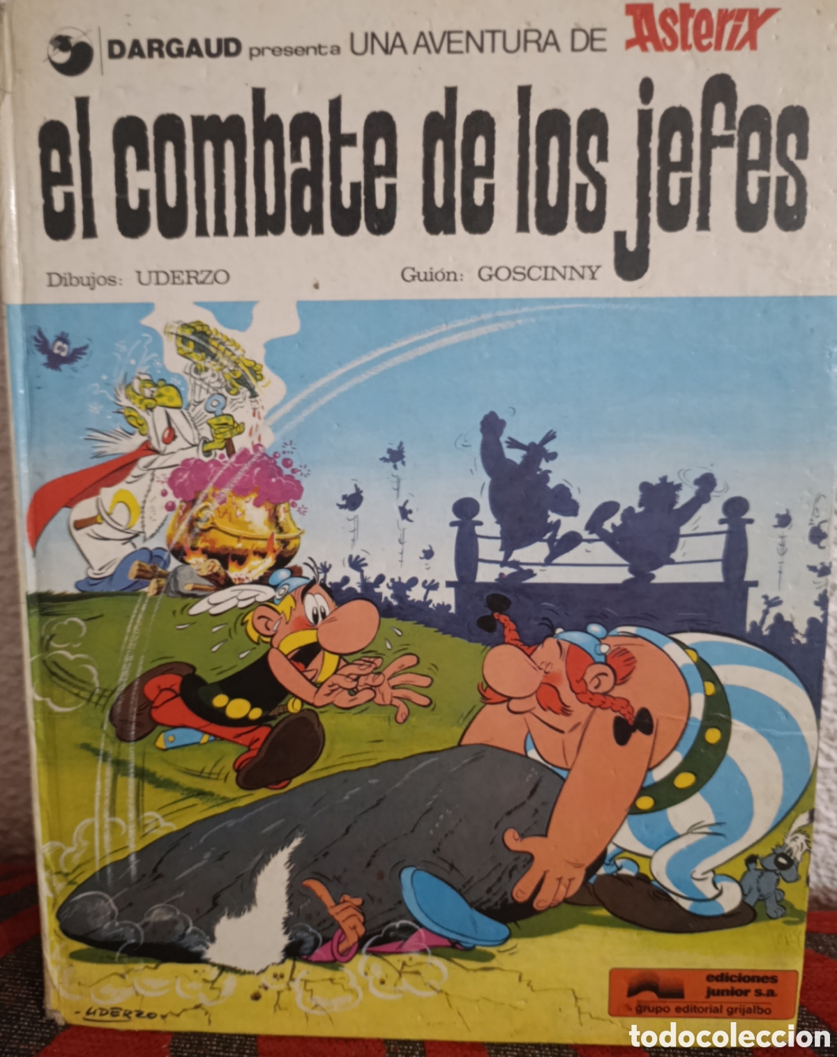 C&oacute;mics: C&oacute;mic &rdquo;El combate de los jefes&rdquo; - Una aventura de Ast&eacute;rix (Ediciones Junior)