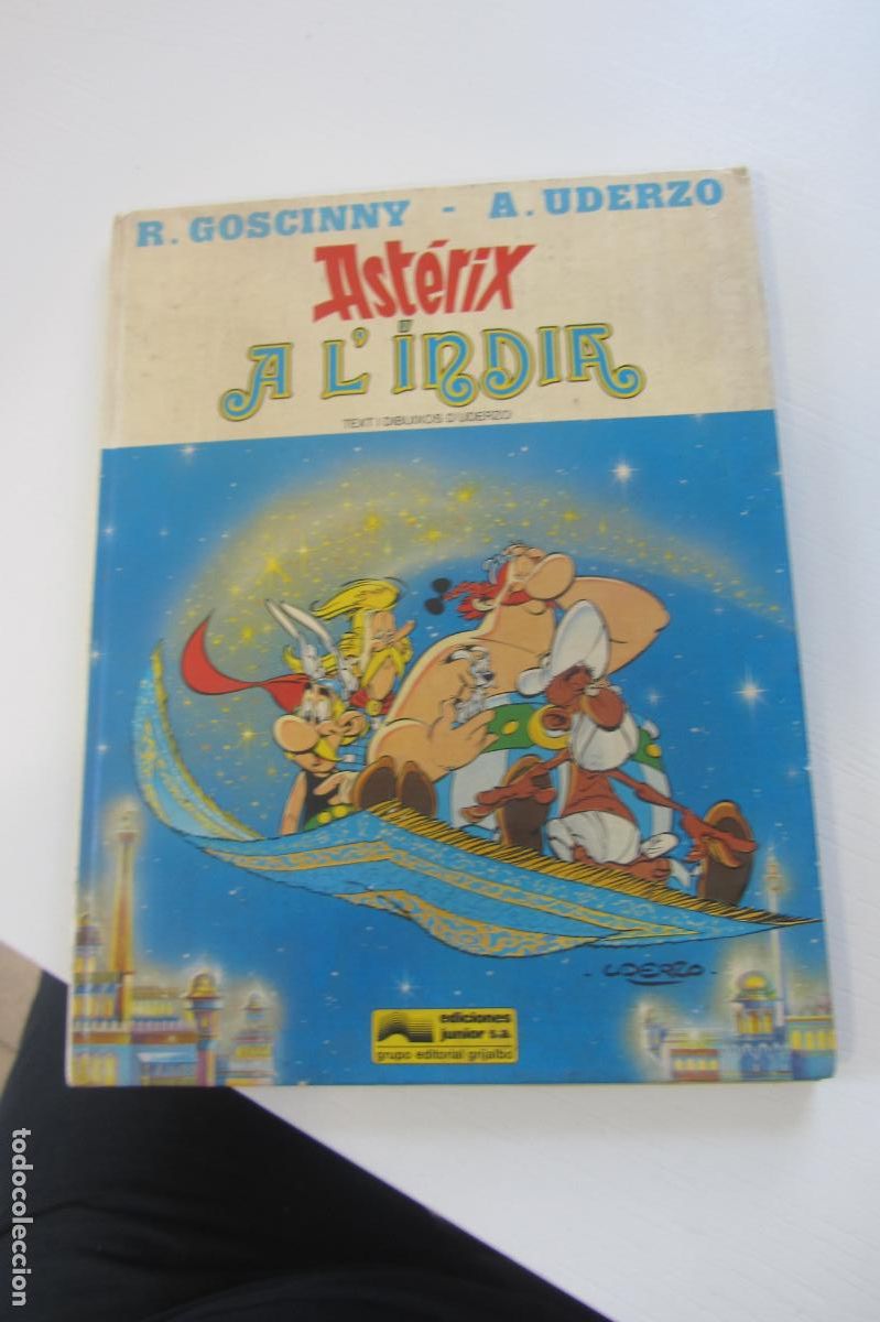C&oacute;mics: ASTERIX A L'INDIA DIBUIXOS UDERZO TEXT GOSCINNI GRIJALBO EN CATALA TAPA DURA arx255