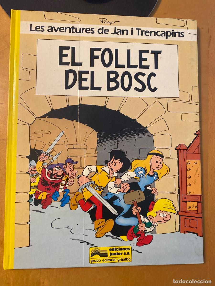 C&oacute;mics: LES AVENTURES DE JAN I TRENCAPINS, EL FOLLET DEL BOSC , GRIJALBO,