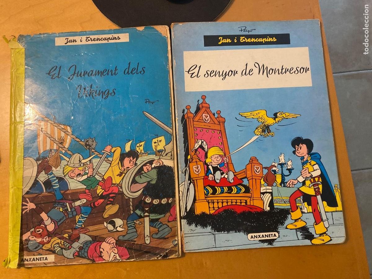C&oacute;mics: LES AVENTURES DE JAN I TRENCAPINS, EL JURAMENT DELS VIKINGS , EL SENYOR DE MONTRESOR TAPA TOVA