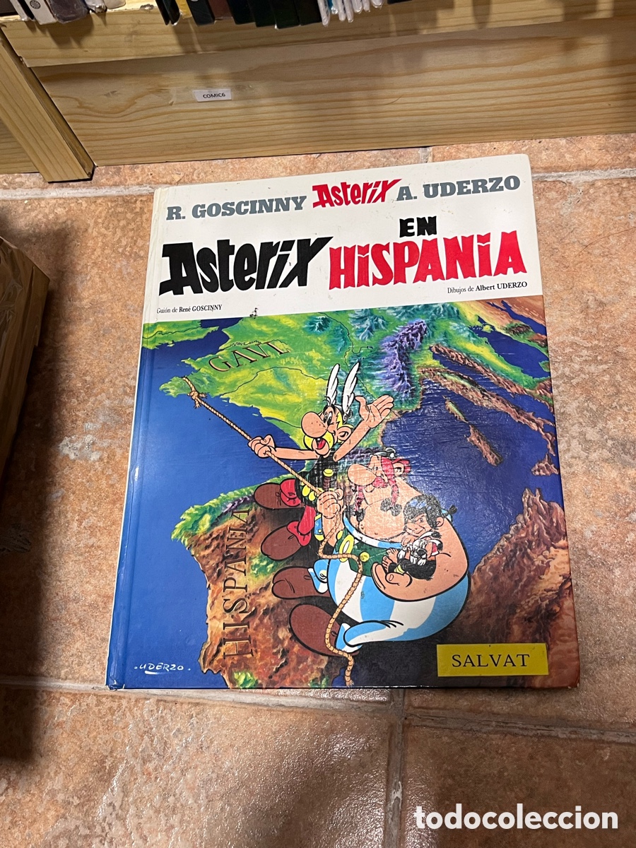 C&oacute;mics: COMIC6 goscinny uderzo, salvat, carton&eacute; ASTERIX EN HISPANIA