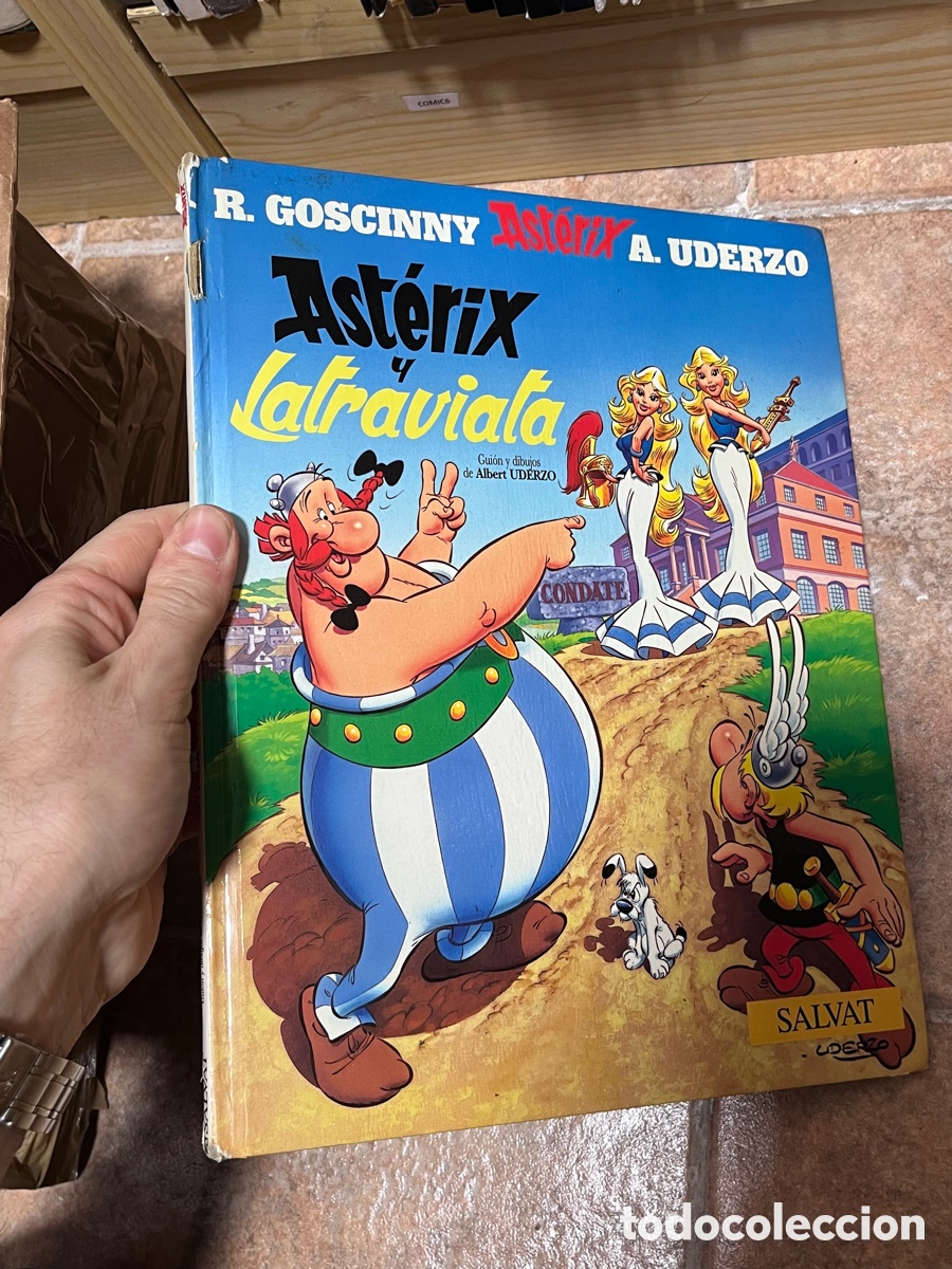 C&oacute;mics: COMIC6 goscinny uderzo, salvat, carton&eacute; ASTERIX Y LATRAVIATA