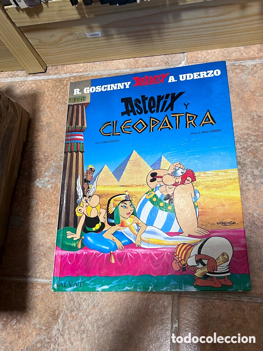 C&oacute;mics: COMIC6 goscinny uderzo, salvat, carton&eacute; ASTERIX Y CLEOPATRA