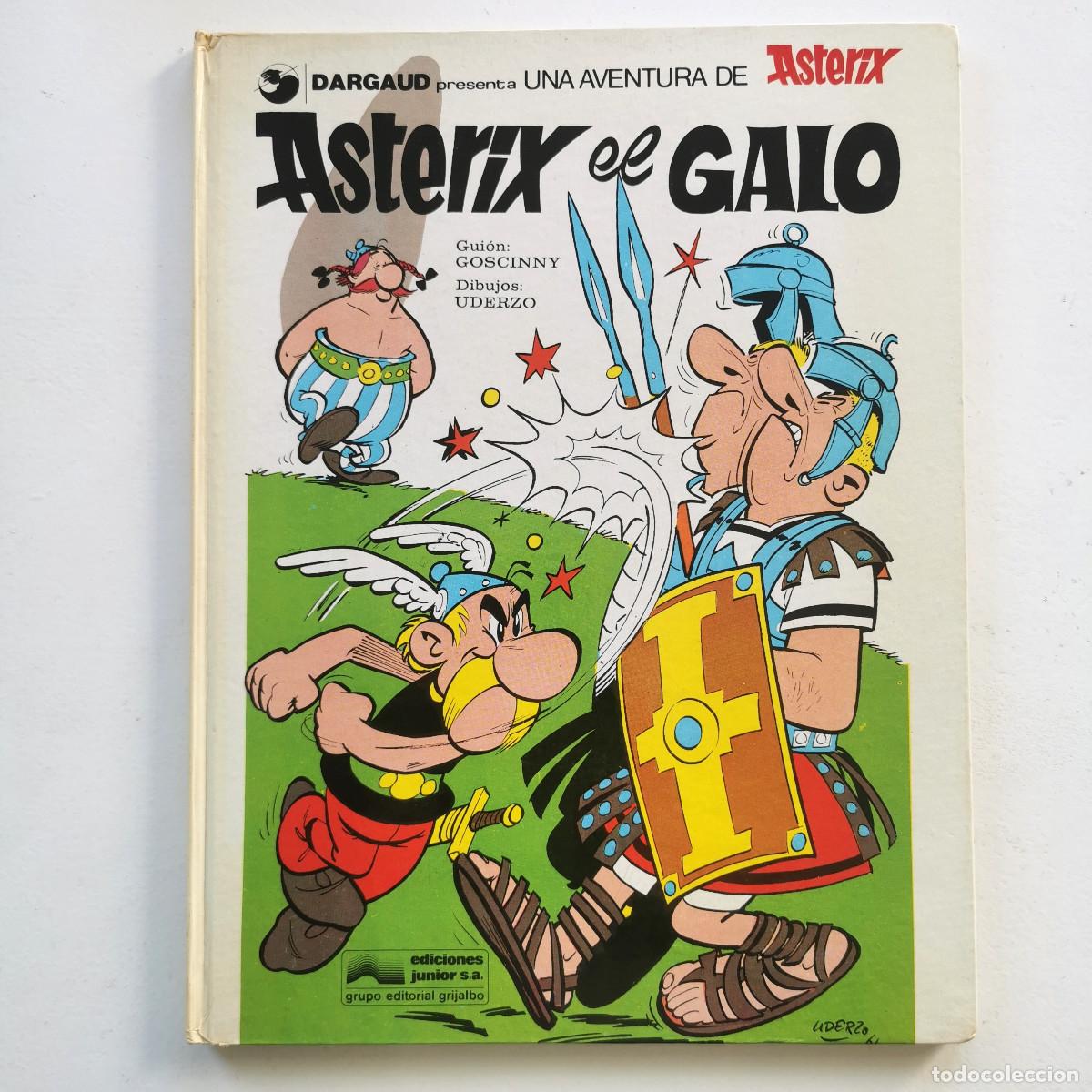 C&oacute;mics: Ast&eacute;rix el Galo Goscinny Uderzo Ediciones Junior Grijalbo Dargaud tapa dura