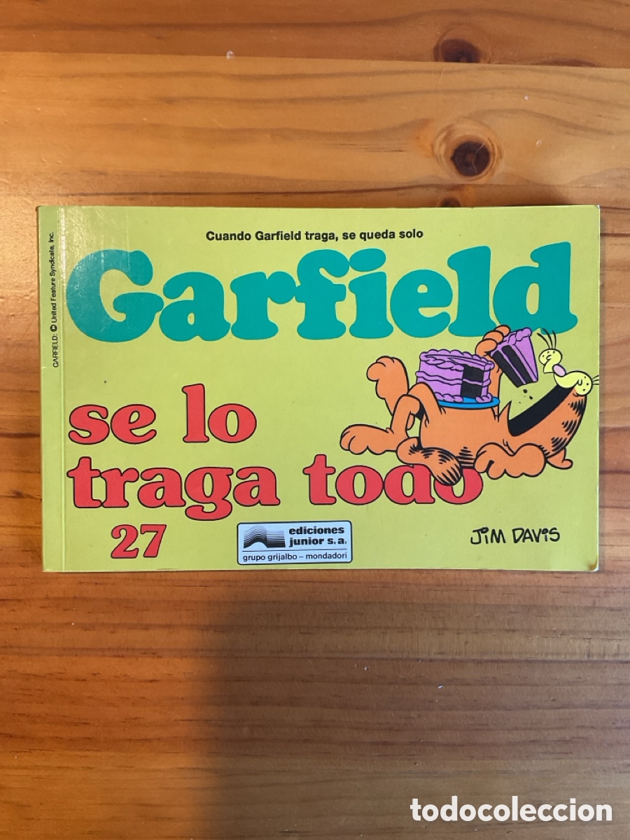 C&oacute;mics: GARFIELD N&ordm; 27 &ndash; SE LO TRAGA TODO &ndash; GRIALBO MONDADORI