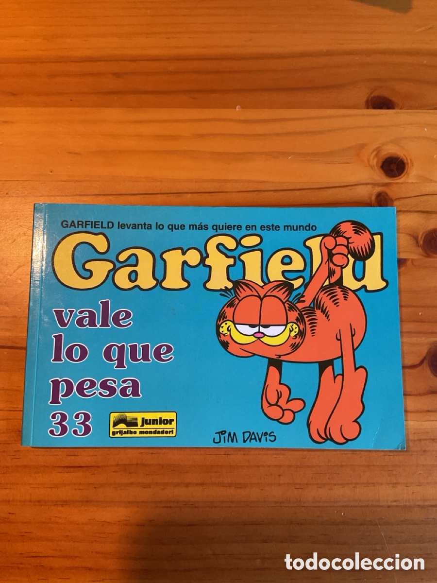 C&oacute;mics: GARFIELD N&ordm; 33 &ndash; VALE LO QUE PESA &ndash; GRIJALBO MONDADORI (EDICIONES JUNIOR)
