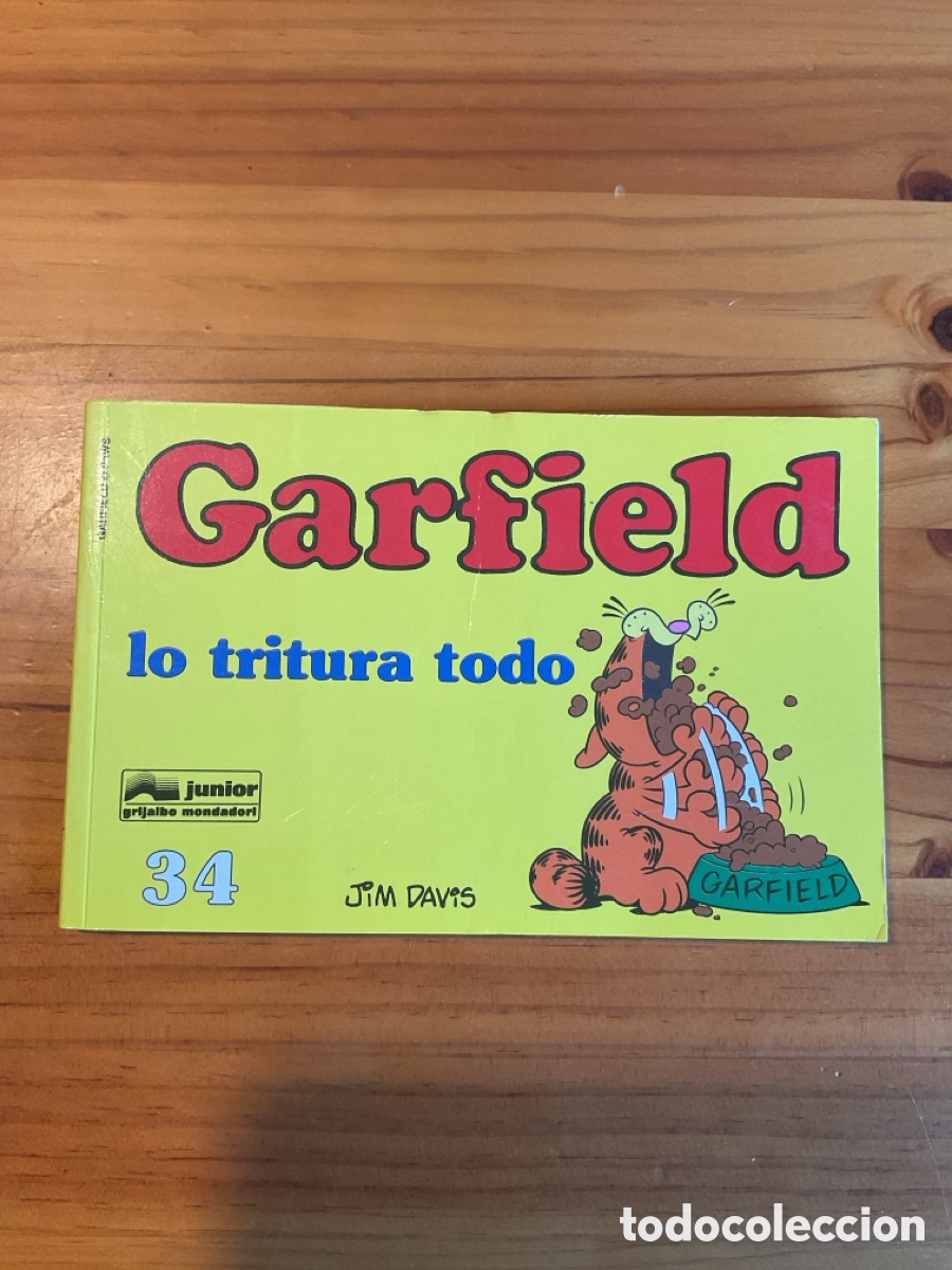 C&oacute;mics: GARFIELD N&ordm; 34 &ndash; LO TRITURA TODO &ndash; GRIJALBO MONDADORI (EDICIONES JUNIOR)