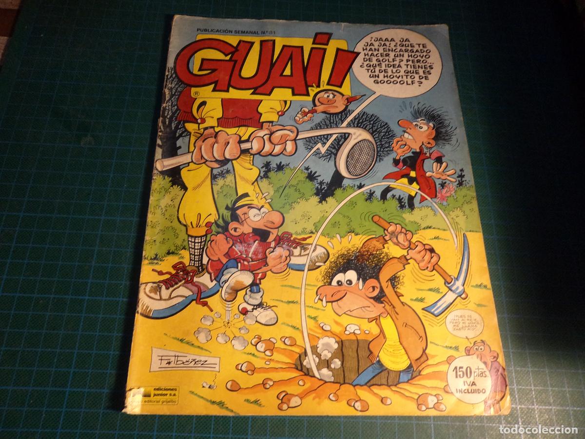 C&oacute;mics: Guai! N&ordm; 81. Junior. Con se&ntilde;ales de uso