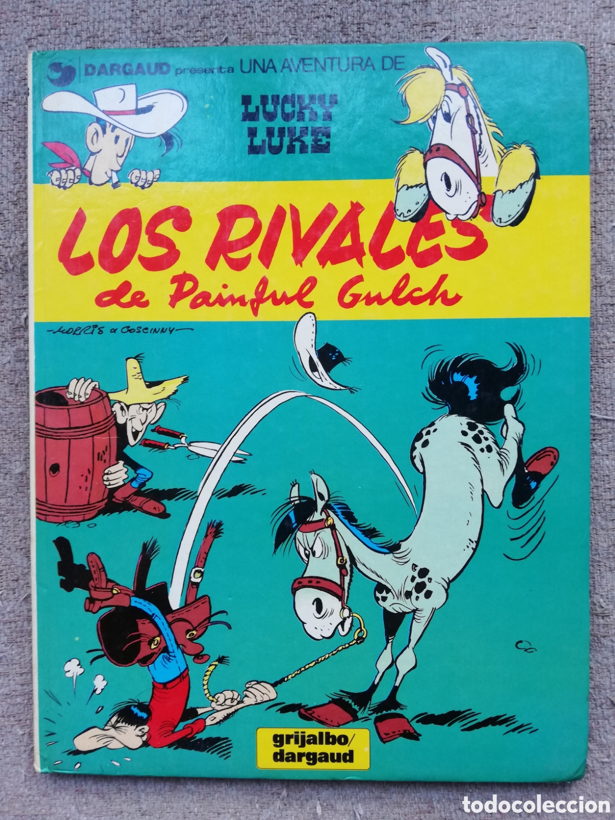 C&oacute;mics: Lucky Luke n&uacute;mero 33. Los rivales de Painful Gulch. Primera edici&oacute;n 1987