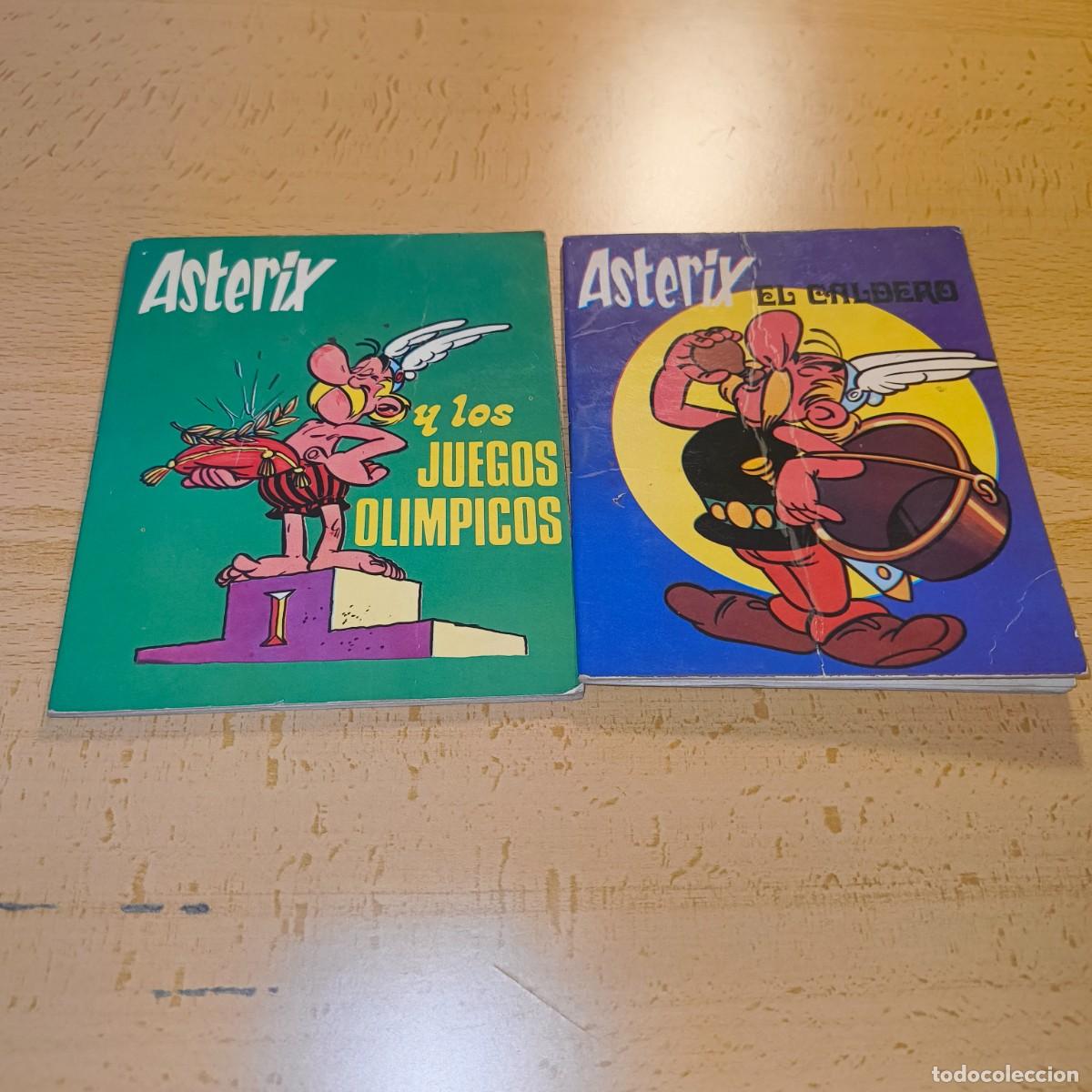 C&oacute;mics: Minilibros Vintage Asterix y los Juegos Ol&iacute;mpicos + Asterix el Caldero