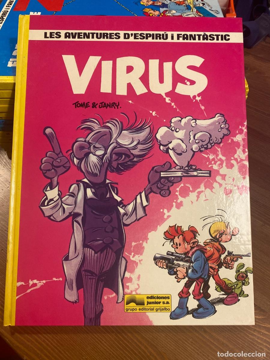 C&oacute;mics: LES AVENTURES D'ESPIRU I FANTASTIC N&ordm; 19 -VIRUS. EDICIONS JUNIOR