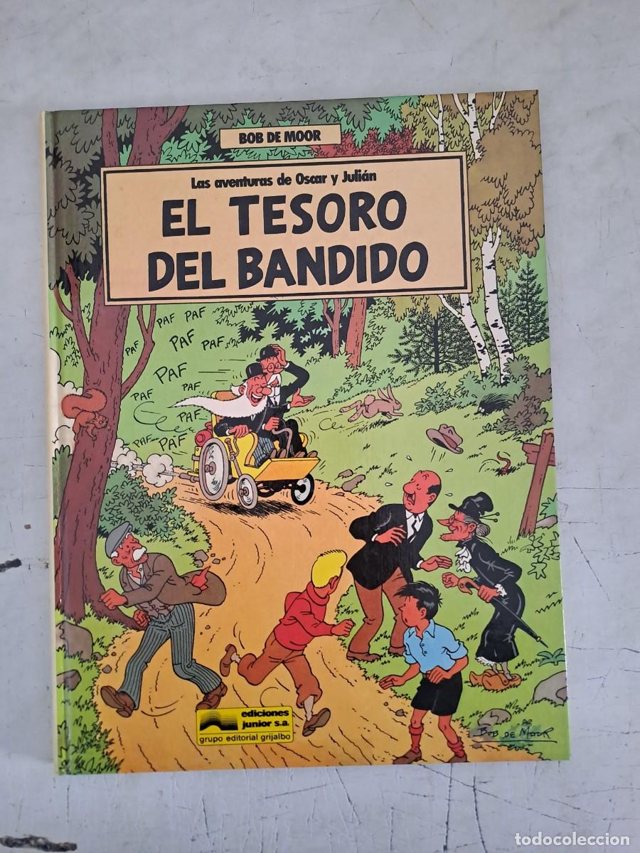 C&oacute;mics: Bob de moor, las aventuras de Oscar y Juli&aacute;n 2, el tesoro del bandido, Junior buen estado Bolsa DA