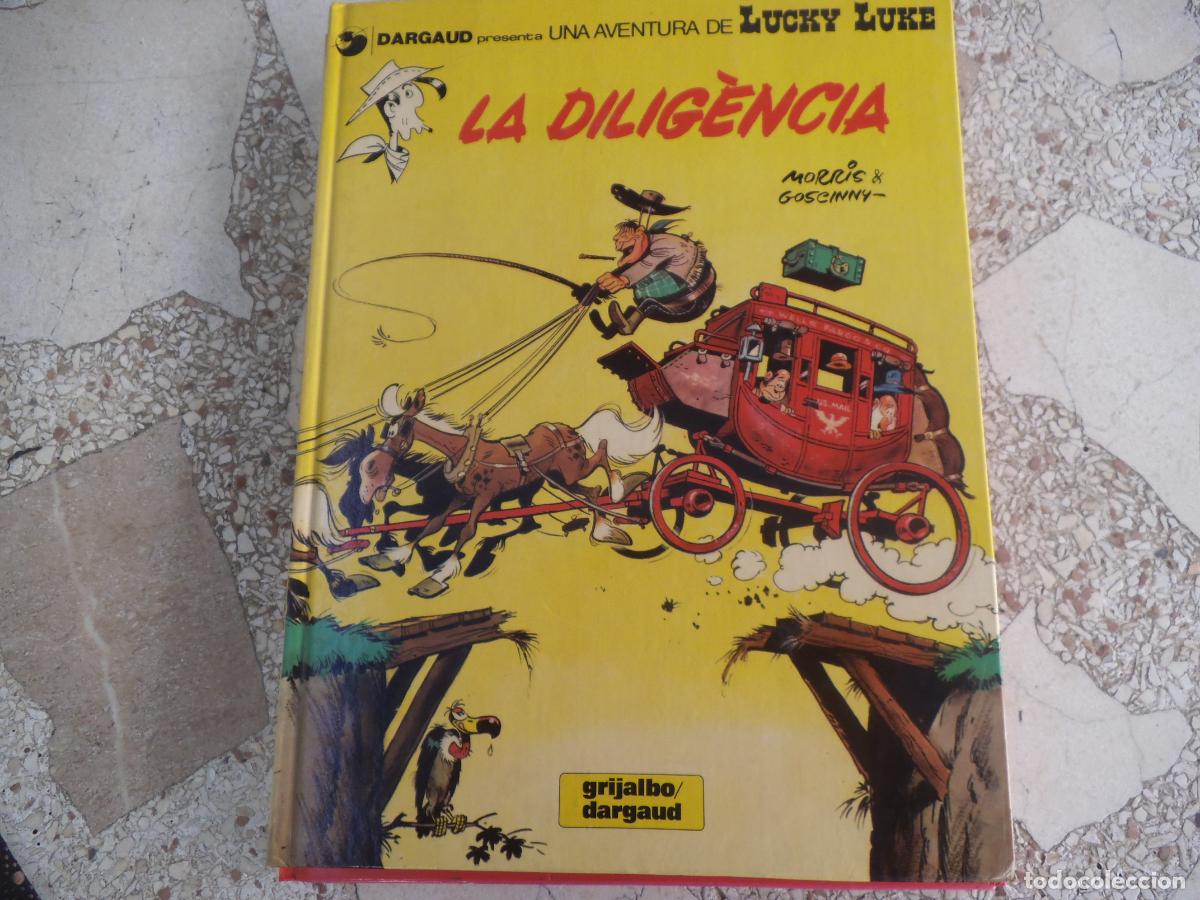C&oacute;mics: aventuras lucky luke, la diligencia, morris & goscinny, grijalbo/ dargaud, 1983