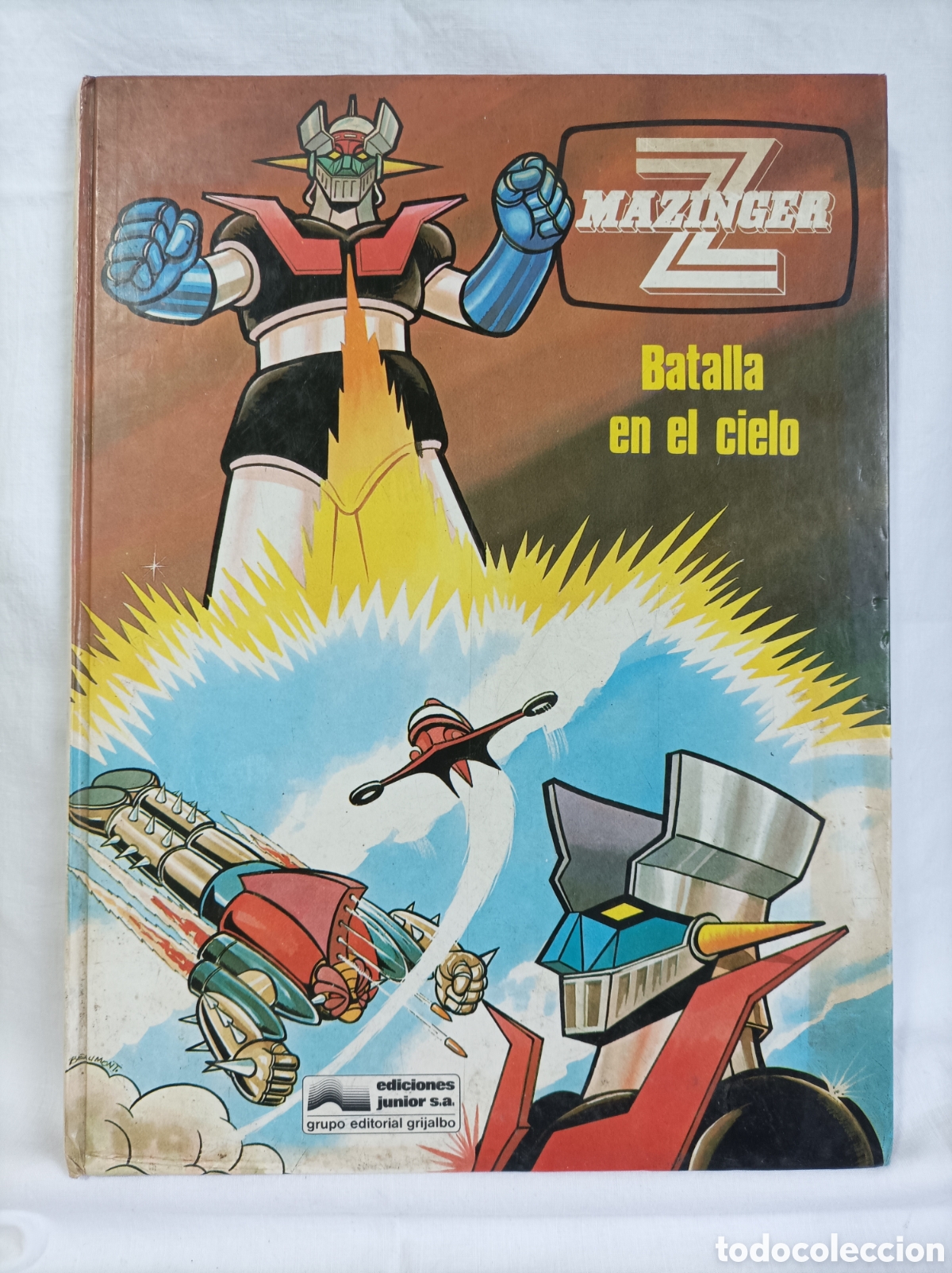 C&oacute;mics: MAZINGER Z. Batalla en el cielo. Ediciones junior s.a. grijalbo. 1978. N&uacute;mero 6