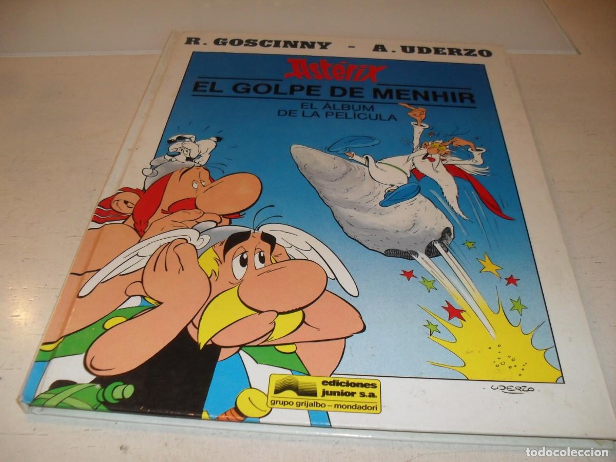 Comics: ASTERIX,EL GOLPE DEL MENHIR,EL ALBUM DE LA PELICULA,GRIJALBO,1990