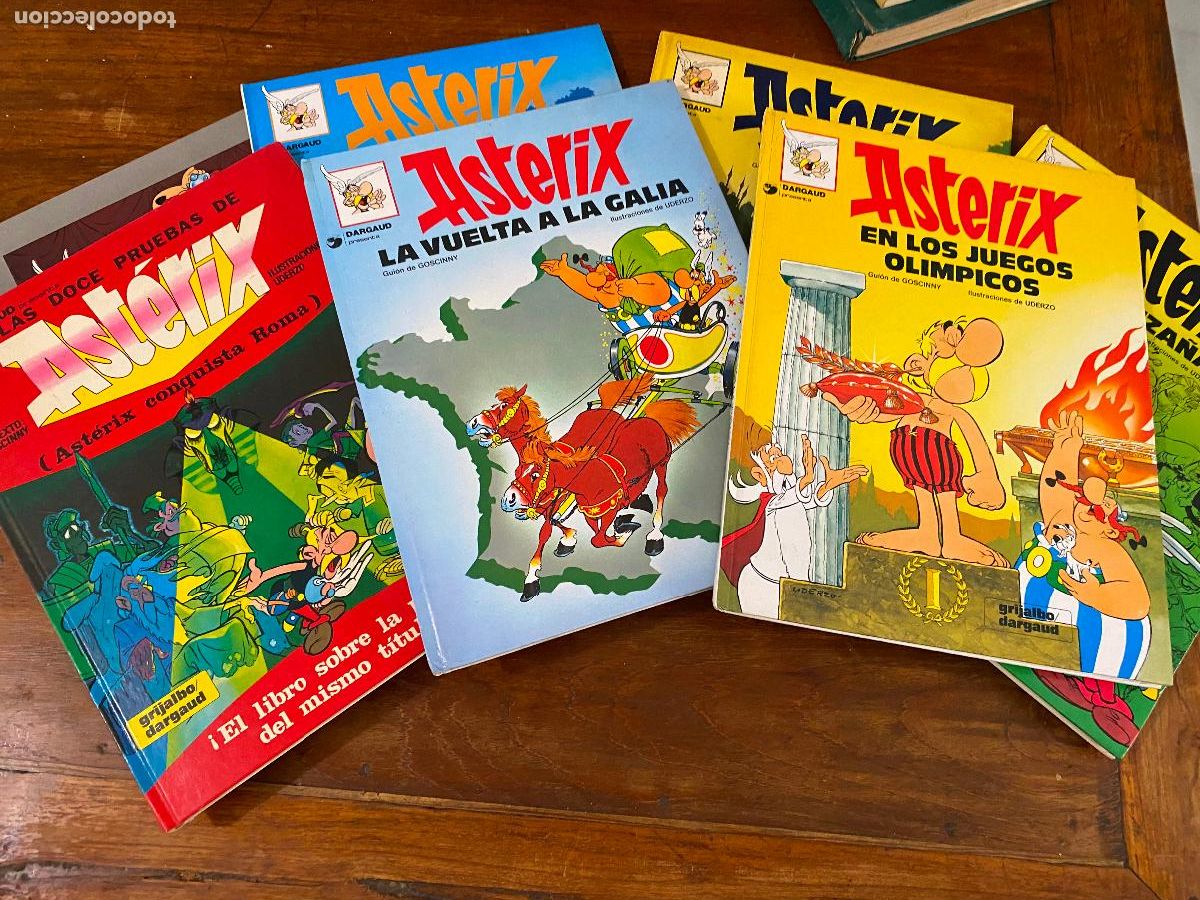 C&oacute;mics: lote 7 Asterix a&ntilde;os 90
