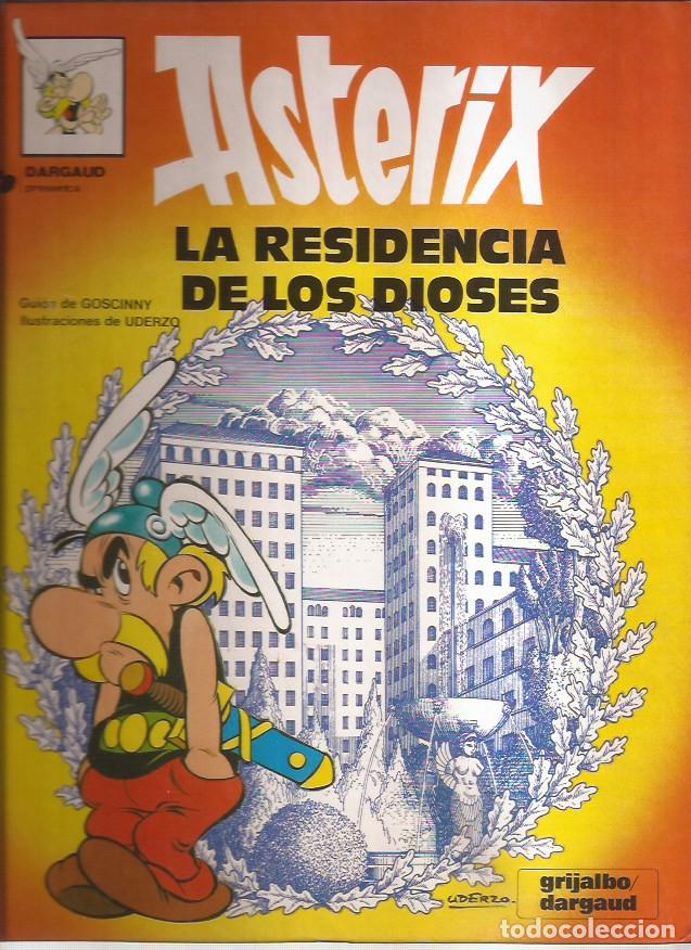C&oacute;mics: C&Oacute;MIC ASTERIX 17 LA RESIDENCIA DE LOS DIOSES GRIJALBO 1993 TAPA DURA