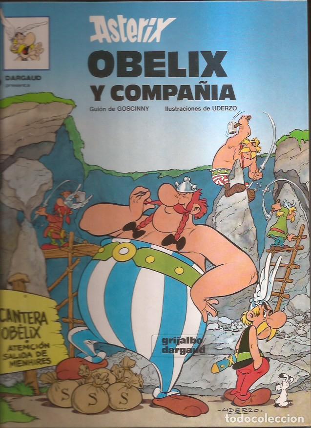 C&oacute;mics: C&Oacute;MIC ASTERIX 23 OBELIX Y COMPA&Ntilde;&Iacute;A GRIJALBO 1993 TAPA DURA