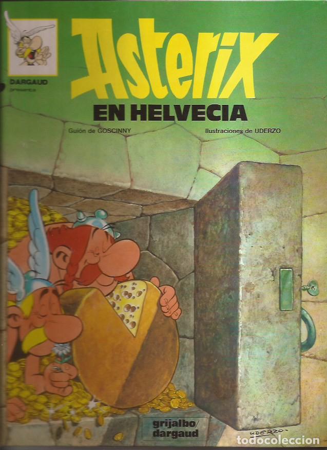 C&oacute;mics: C&Oacute;MIC ASTERIX 16 EN HELVECIA GRIJALBO 1993 TAPA DURA