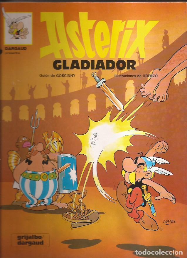 C&oacute;mics: C&Oacute;MIC ASTERIX 4 GLADIADOR GRIJALBO 1992 TAPA DURA