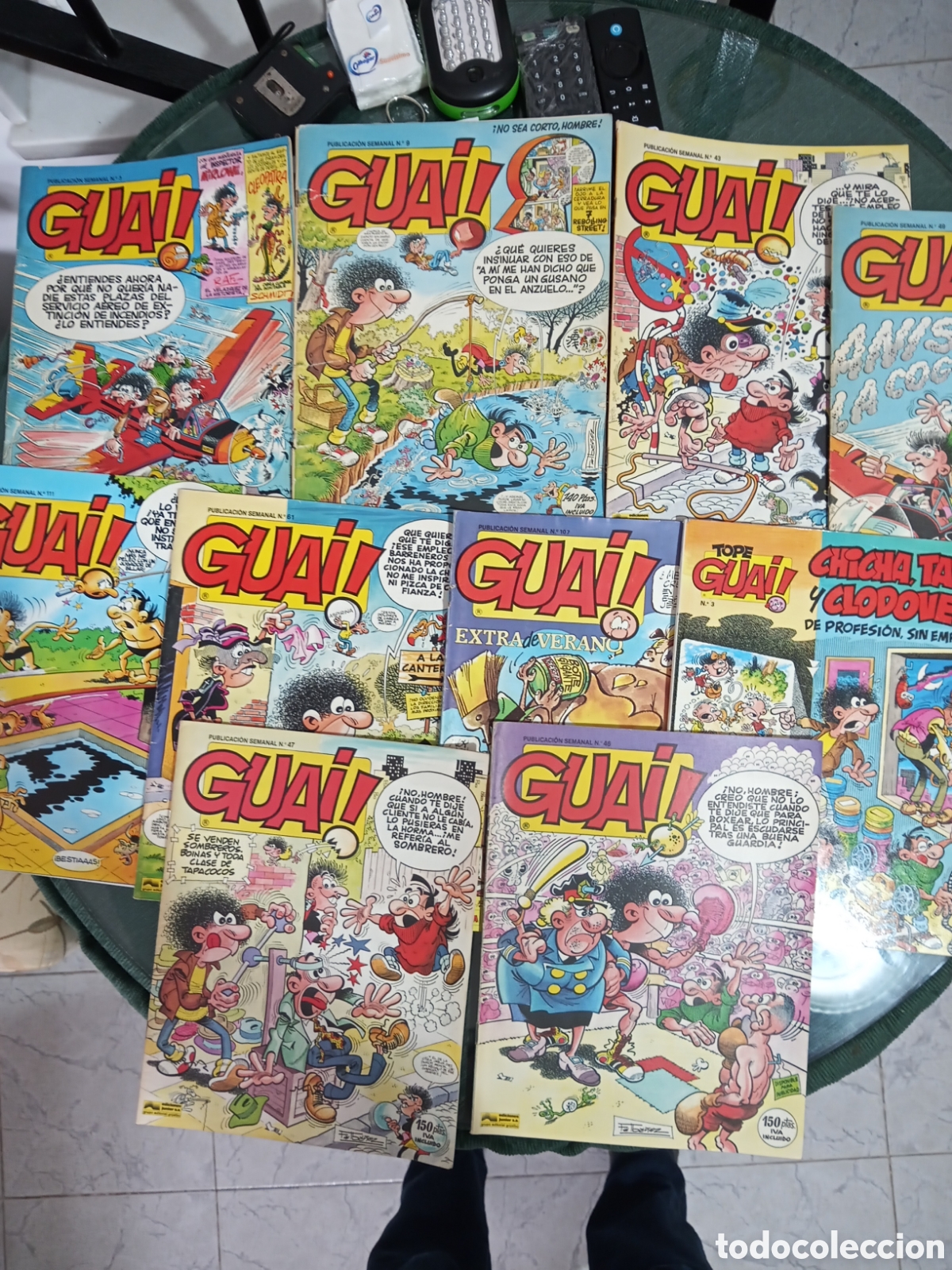 C&oacute;mics: LOTE DE TEBEOS GUAI! A&Ntilde;OS 80. USADO. ACEPTABLES.