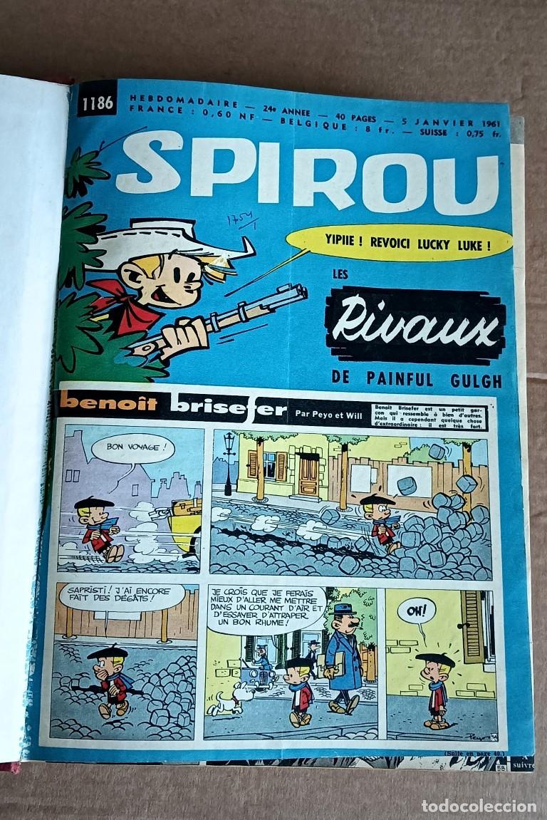 Comics: SPIROU 1961 &ndash; I /// 5 jamboer 1961 N&ordm; 1186 al 29 juin 1961 N&ordm; 1211 Est&aacute;n todos