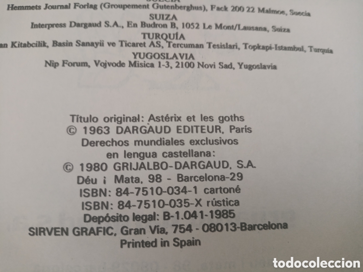 C&oacute;mics: Ast&eacute;rix y los Godos edicion 1980 - Foto 2