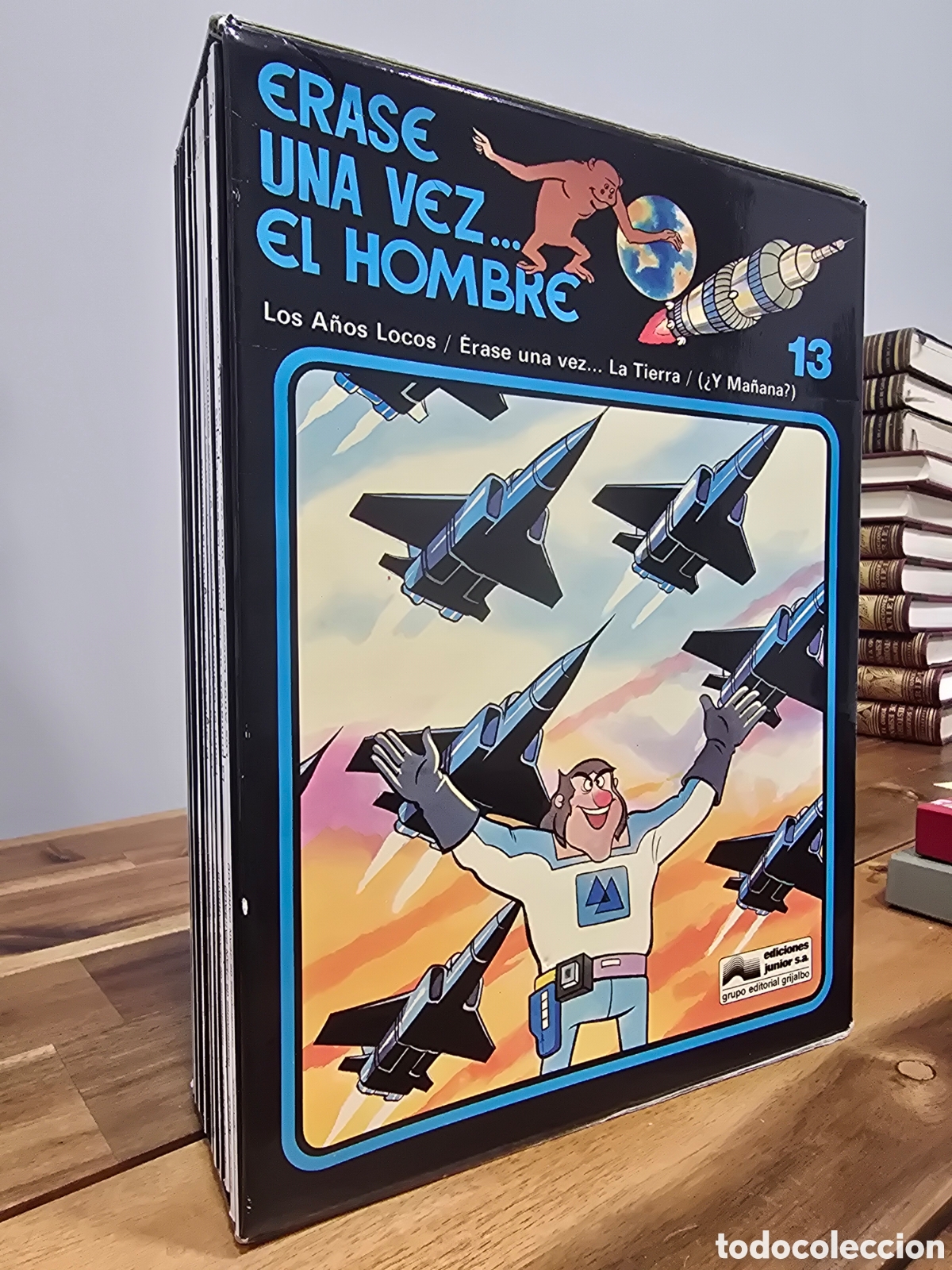 C&oacute;mics: COLECCION ERASE UNA VEZ EL HOMBRE GRUPO EDITORIAL GRIJALBO ediciones junior 13 tomos 1987