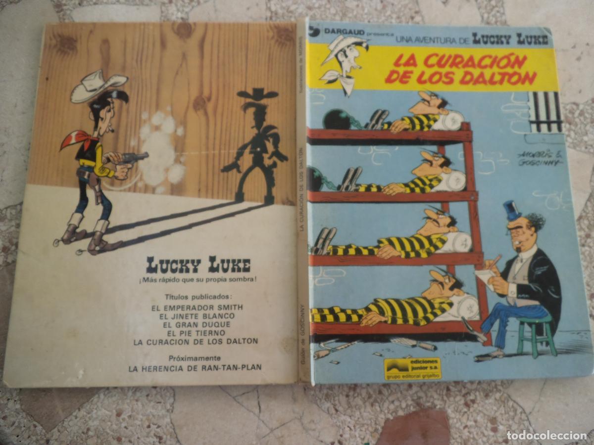 C&oacute;mics: lucky luke, la curacion de los dalton, morris & gorcinny, junior,