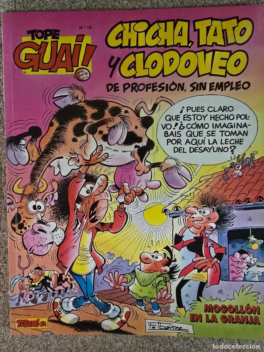 C&oacute;mics: Tope Guai 19 Chicha Tato y Clodoveo.Mogollon en la Granja.F.Iba&ntilde;ez.Grijalbo