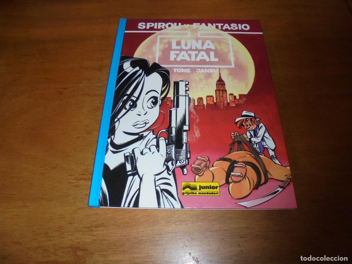C&oacute;mics: LAS AVENTURAS DE SPIROU Y FANTASIO N&ordm; 43 LUNA FATAL. GRIJALBO 1996. TAPA DURA, LOMO AZUL