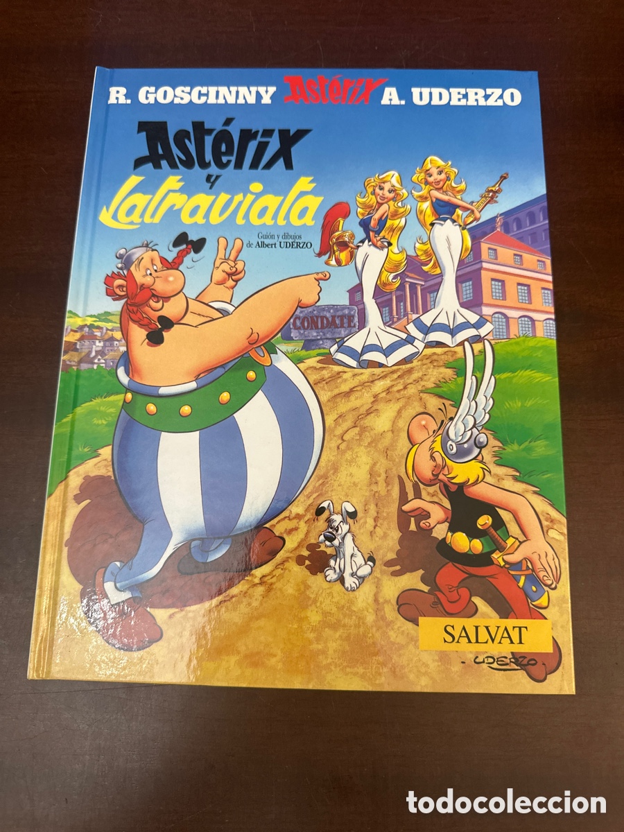 C&oacute;mics: ASTERIX Y LA TRAVIATA. GUION Y DIBUJOS: UDERZO. SALVAT, 1&ordf; EDICION 2001.