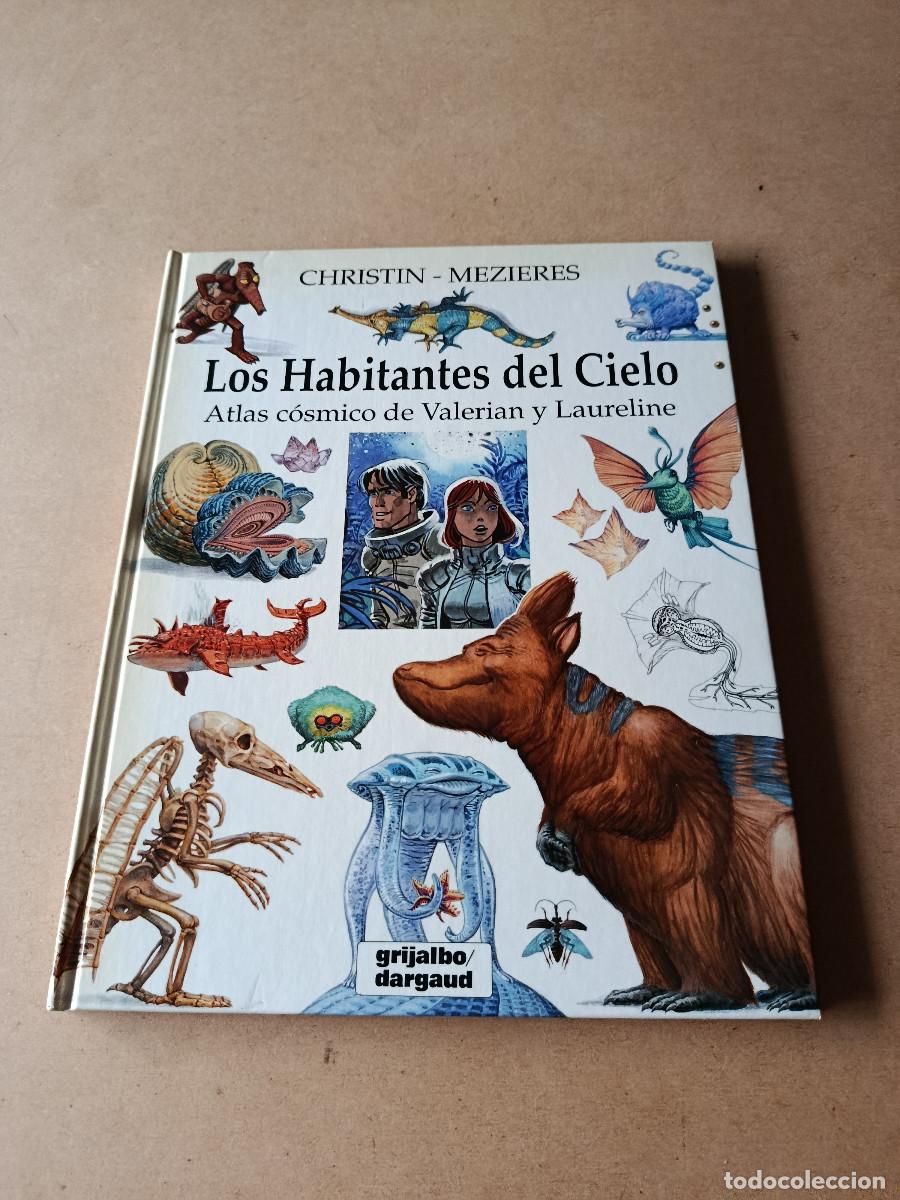 C&oacute;mics: LOS HABITANTES DEL CIELO - ATLAS C&Oacute;SMICO DE VALERIAN Y LAURELINE - CHRISTIN/MEZIERES-MUY BUEN ESTADO