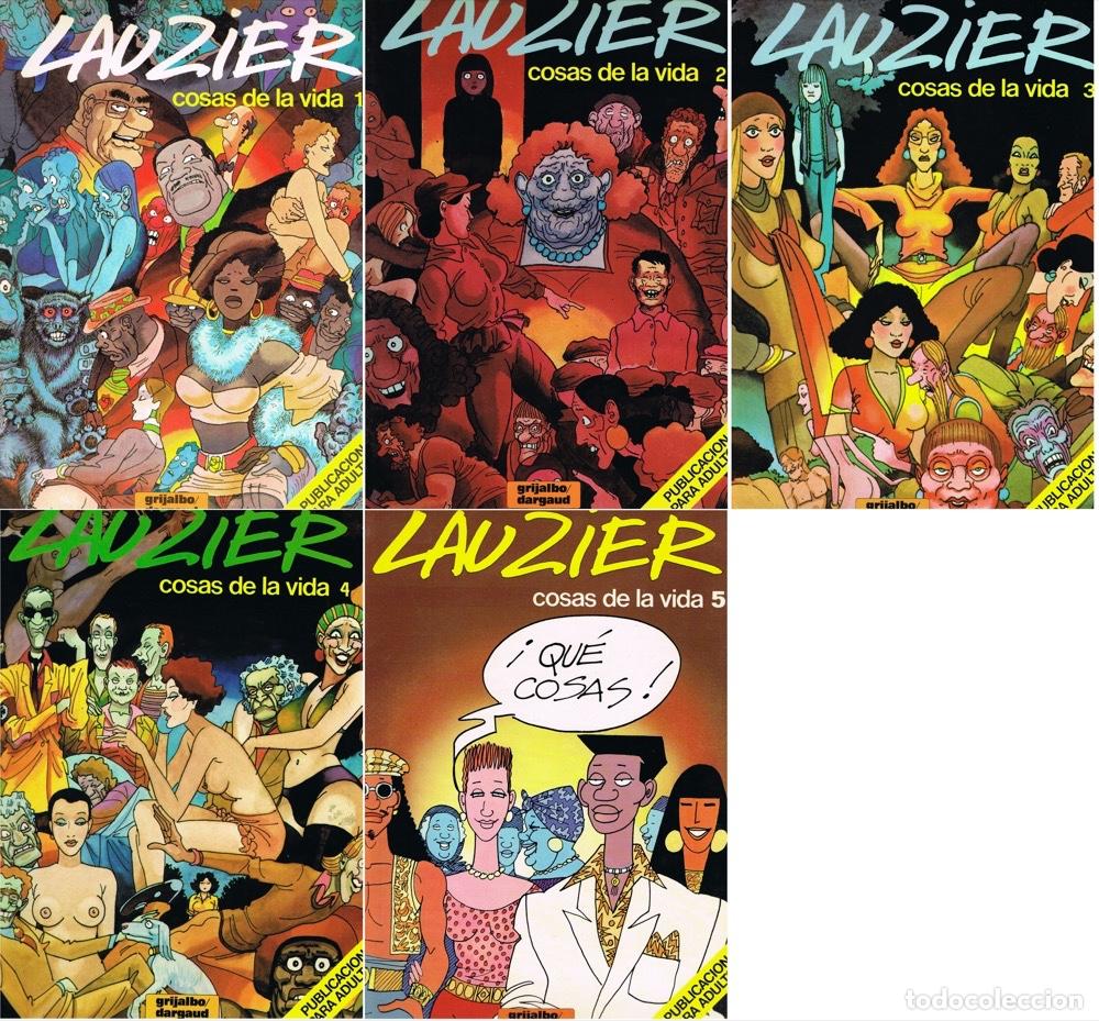 C&oacute;mics: LAUZIER. COSAS DE LA VIDA. COMPLETA 5 TOMOS