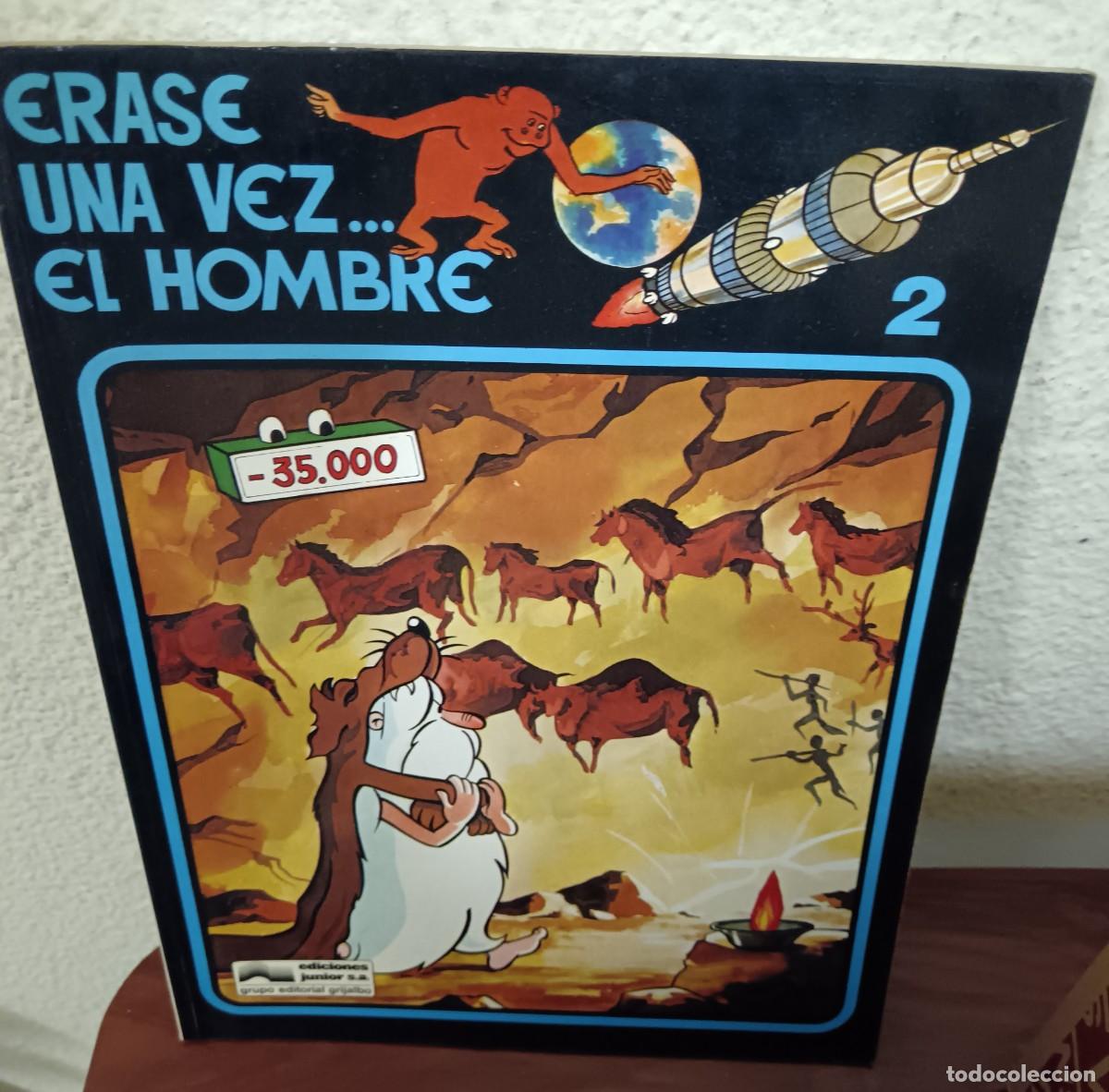 C&oacute;mics: &Eacute;RASE UNA VEZ EL HOMBRE N&ordm; 2 EL HOMBRE DE CROMA&Ntilde;&Oacute;N LOS VALLES F&Eacute;RTILES GRIJALBO 1979