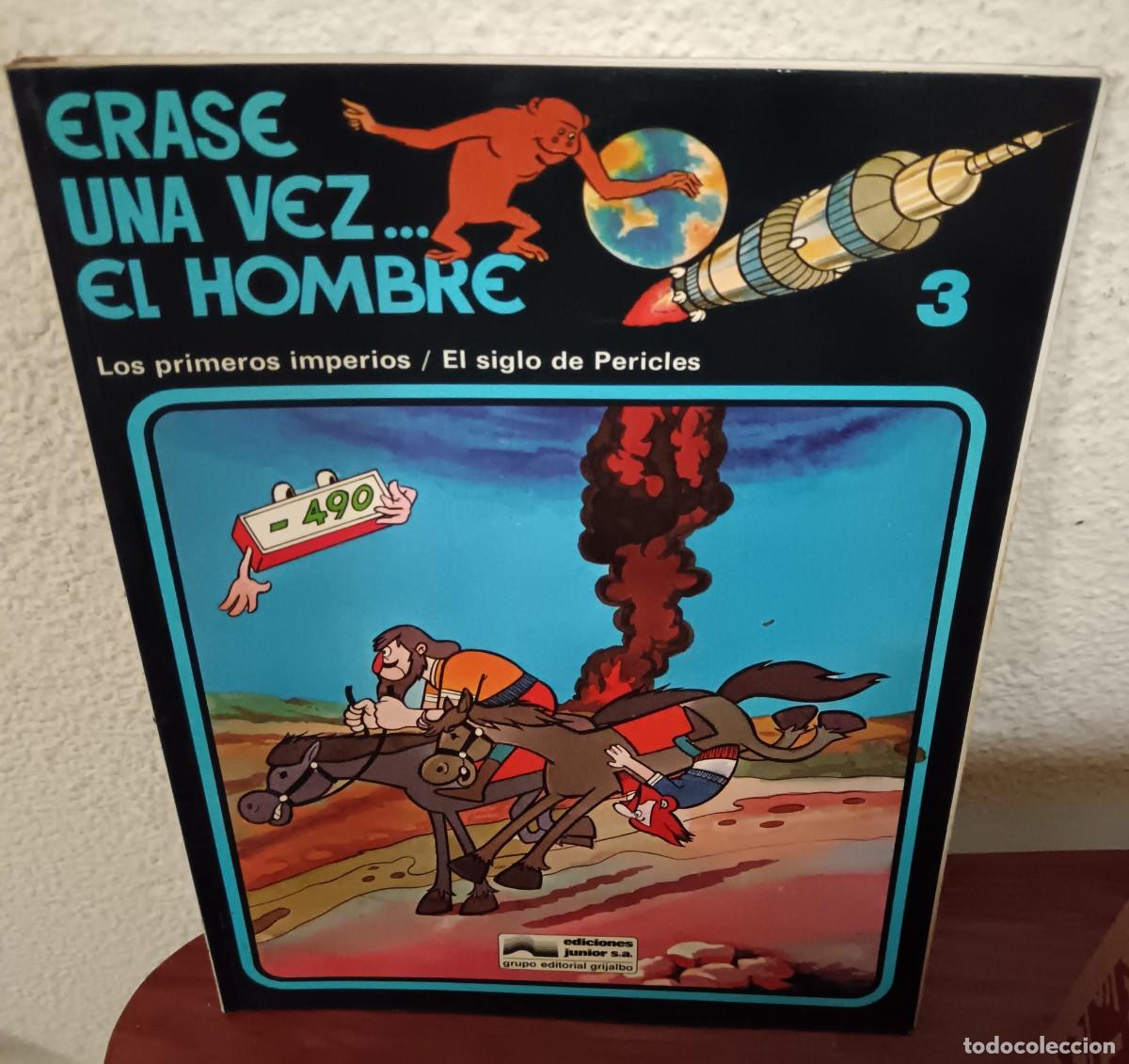 C&oacute;mics: &Eacute;RASE UNA VEZ EL HOMBRE N&ordm; 3 LOS PRIMEROS IMPERIOS EL SIGLO DE PERICLES GRIJALBO 1979