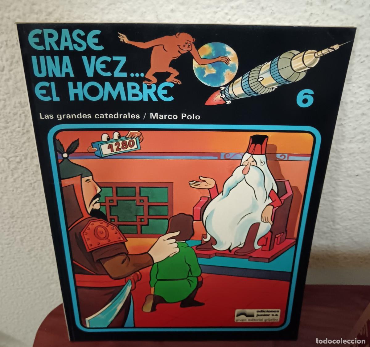C&oacute;mics: &Eacute;RASE UNA VEZ EL HOMBRE N&ordm; 6 LAS GRANDES CATEDRALES MARCO POLO GRIJALBO 1979