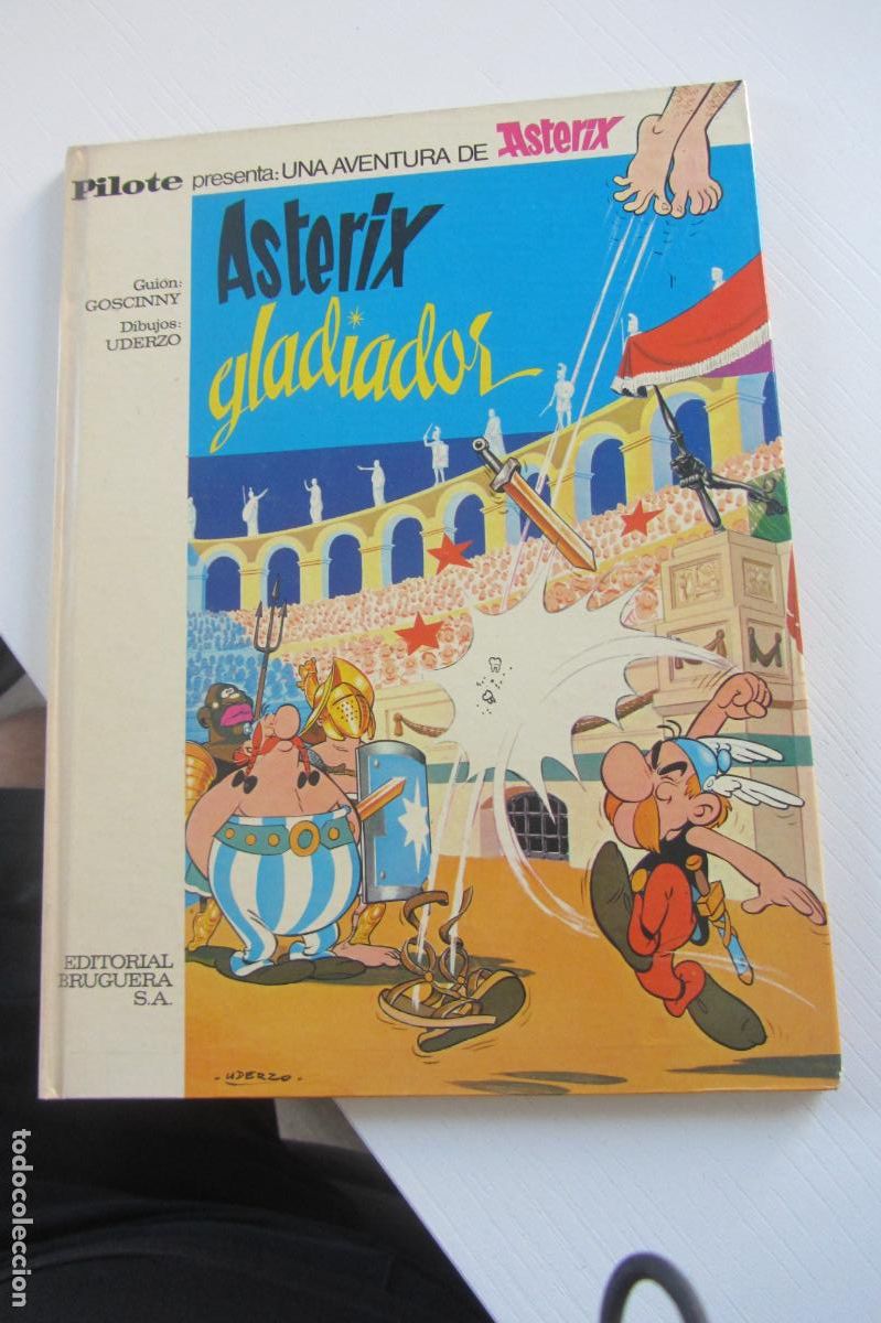 C&oacute;mics: ASTERIX GLADIADOR. PILOTE PRESENTA. BRUGUERA arx116