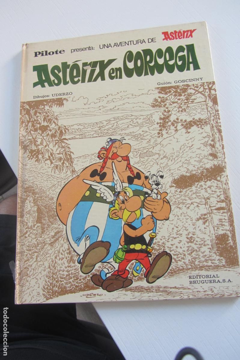 C&oacute;mics: ASTERIX EN CORCEGA PILOTE N&ordm; 37 TAPA DURA BRUGUERA arx117